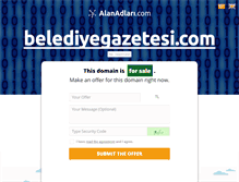 Tablet Screenshot of belediyegazetesi.com